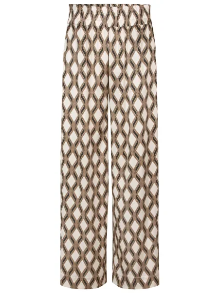 Dea Kudibal Pantaloni Margodea maro alb