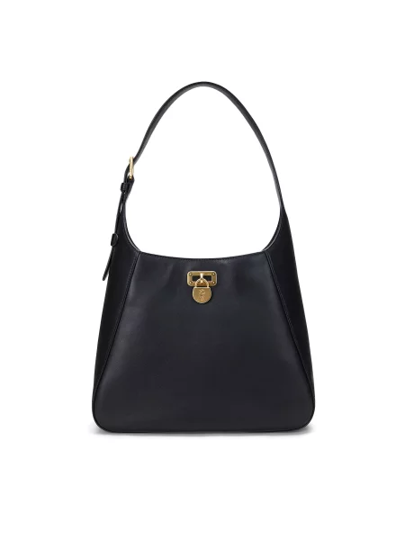 LAUREN RALPH LAUREN Τσάντα Large Tanner Shoulder Bag μαύρο