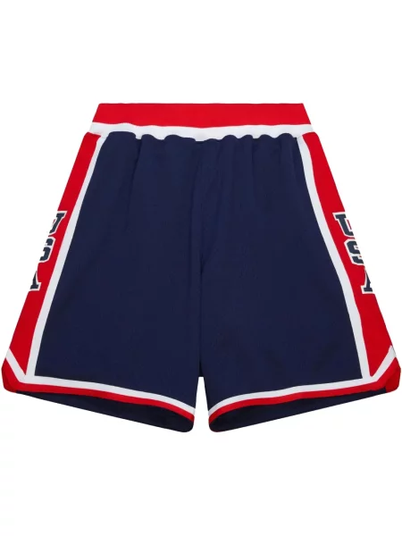Pantaloni scurți Mitchell & Ness albastru