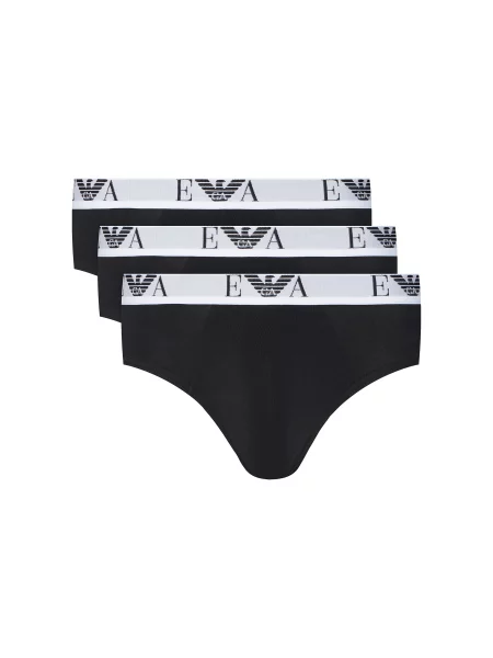 Hlačke Emporio Armani črna