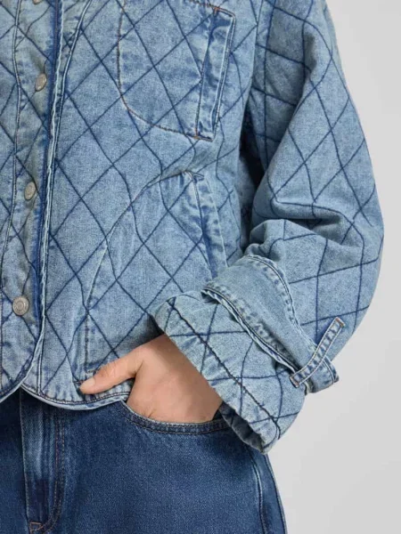 Kurtka jeansowa z pikowaniem model Viola' Lollys Laundry