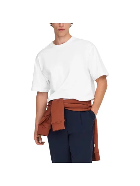 Only & Sons Póló ONSFRED LIFE RLX SS TEE NOOS' fehér