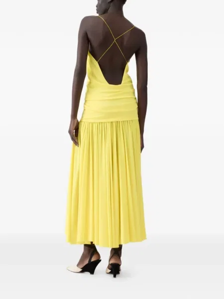 Rochie Jacquemus de costum galben