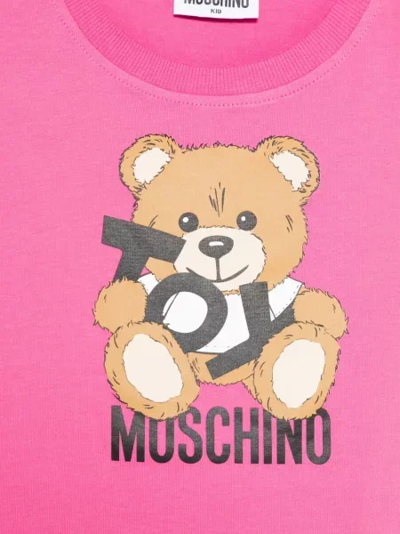 Koszulka dziecięca Moschino różowa