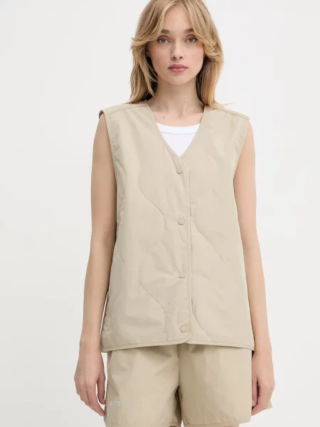 Samsoe Samsoe vestă SAYUNA de tranziție bej