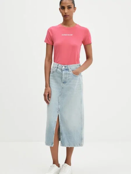 Футболка Guess Jeans жовтий