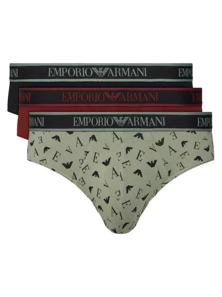 Emporio Armani Underwear Комплект слипове зелен