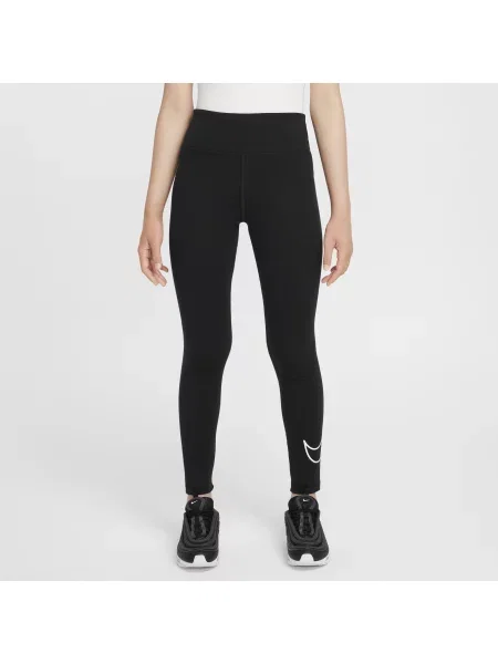 Legginsy dziecięce Nike Sportswear Classic black/white białe