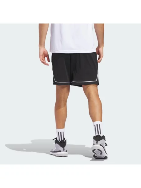 Šortky adidas Basketball Badge of Sport bílé