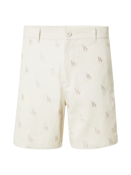 NEW ERA Kalhoty světle béžová