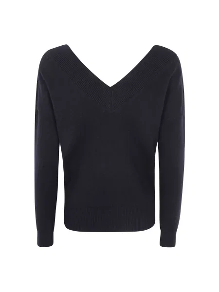 Sweter Tom Ford z dekoltem w serek czarny