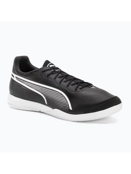Ghete de fotbal pentru bărbați PUMA King Pro IT puma negru/puma alb