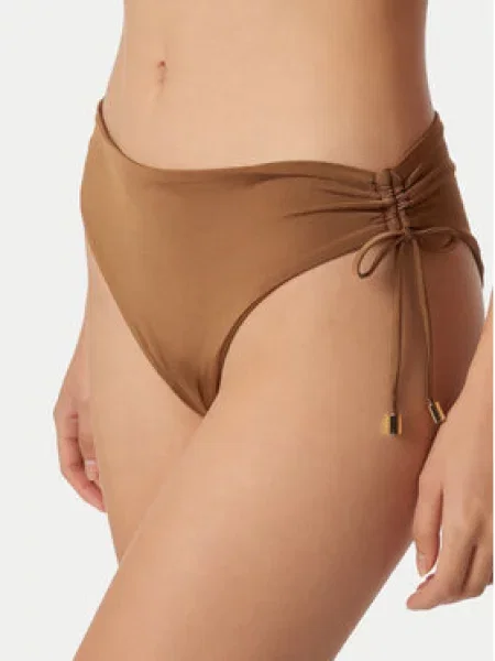 Plavky Max Mara Beachwear hnědé