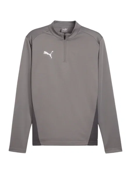 PUMA Tricou funcțional TeamGoal gri / gri grafit alb