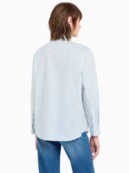 Сорочка Emporio Armani білий/синій біла