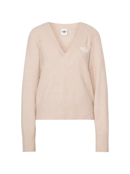 ADIDAS ORIGINALS Pulover ESS roz pudră alb