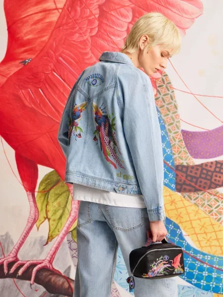 Дънково яке Medicine преходен модел синьо