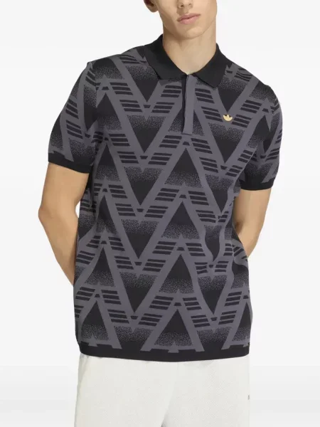 Polo majica Adidas crna