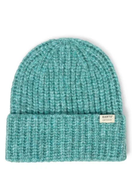 Barts czapka z dzianiny Neide Kobiety Sztuczne włókno marmurkowy ONE SIZE zielony