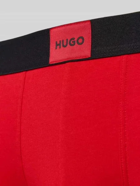 Majtki i obcisłe bokserki z mieszanka bawełny model TRUNK TRP GALAXY DES' Hugo czerwone