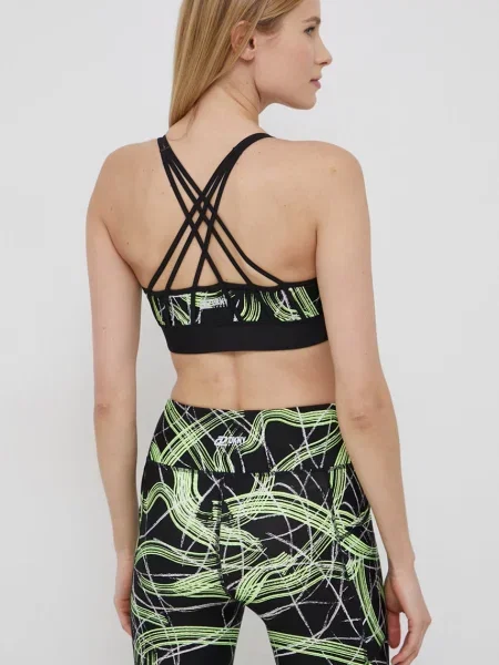 Спортен сутиен Dkny с десен зелено