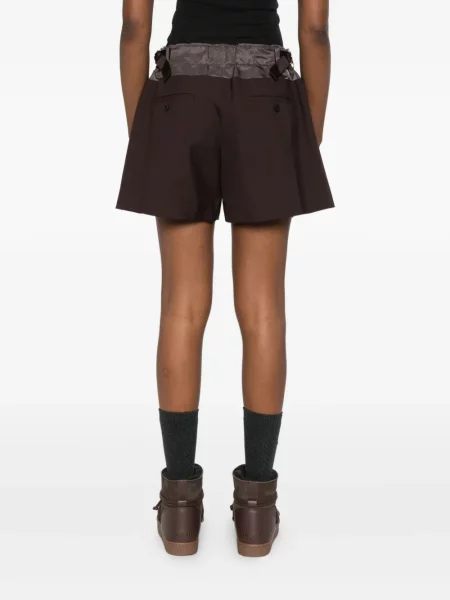 Pantaloni scurți Sacai maro