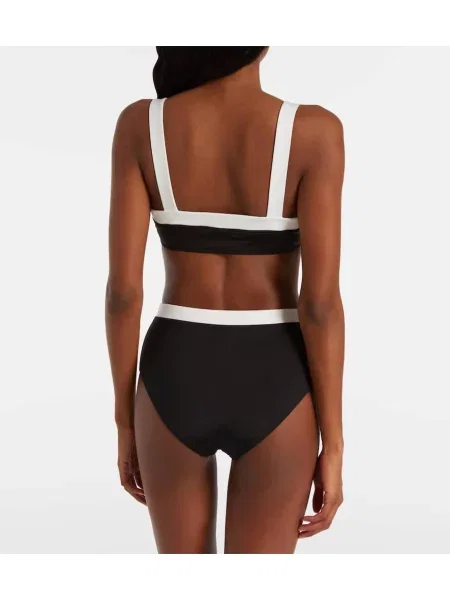 Bikini Staud cu talie înaltă negru