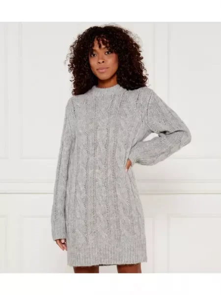 Michael Kors De lână rochie gri