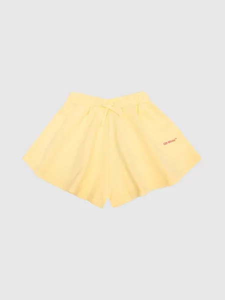 Детские шорты Off-white желтые