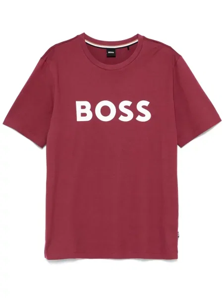 Tricou Boss cu imagine roșu