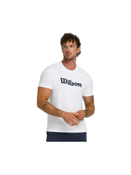Tricou Wilson streetstyle alb