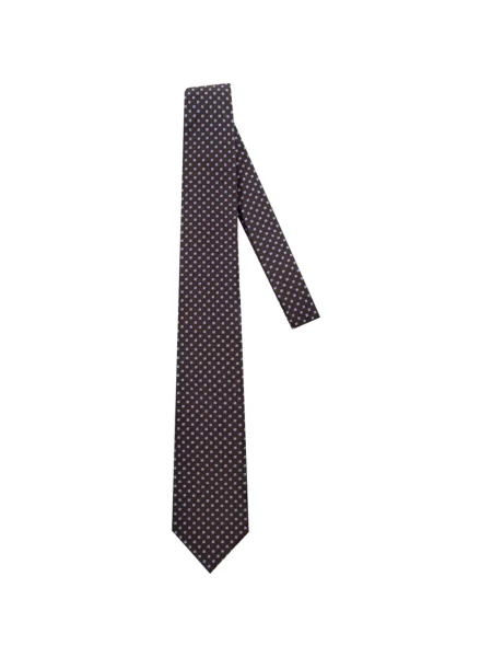 Cravată Corneliani de mătase maro
