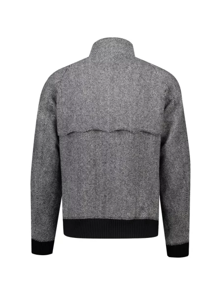 Geacă Baracuta cu model herringbone gri