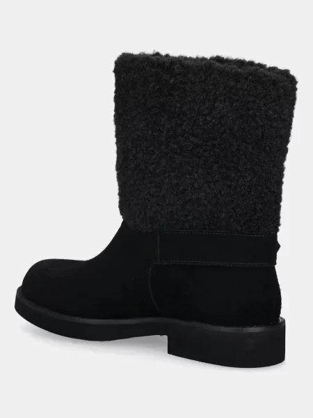 BOSS botine Eleri cu plat negru