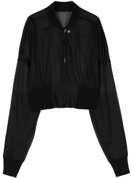 Geacă bomber Rick Owens transparente negru