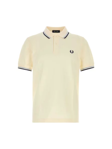 Dzianinowa koszulka polo Fred Perry żółta