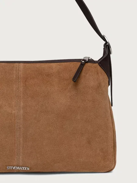 Steve Madden torebka shopper zamszowa Bklarity brązowa