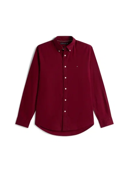 TOMMY HILFIGER Cămașă roşu închis bordo