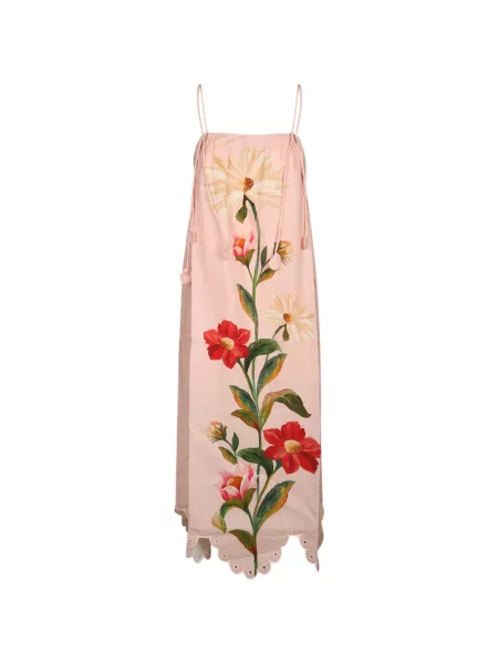 Rochie Barbour cu model floral cu imagine roz