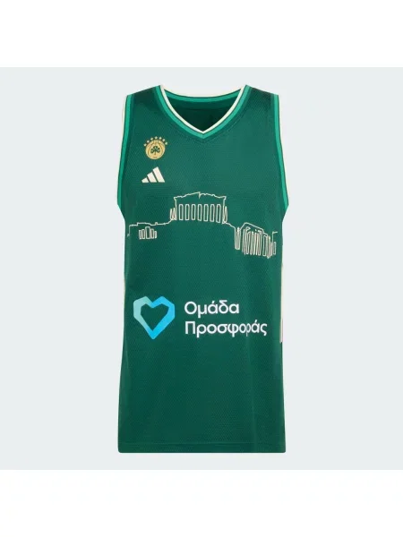 DOMOWA KOSZULKA KOSZYKARSKA PANATHINAIKOS ATENY zielona