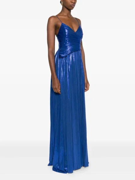 Rochie maxi Retrofete de costum albastru