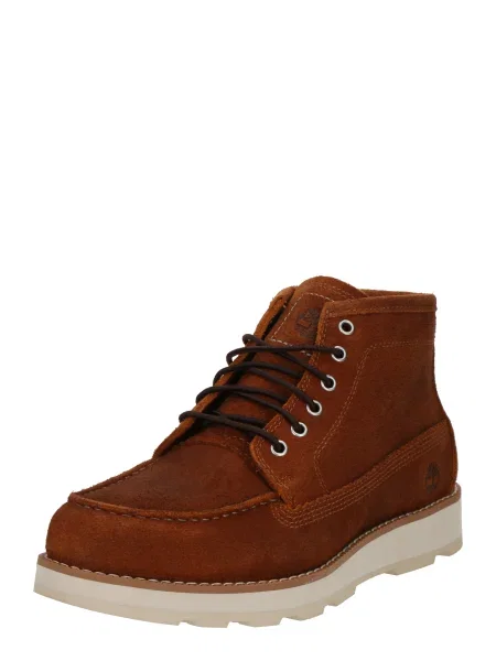 TIMBERLAND Bocanci cu șireturi ruginiu maro