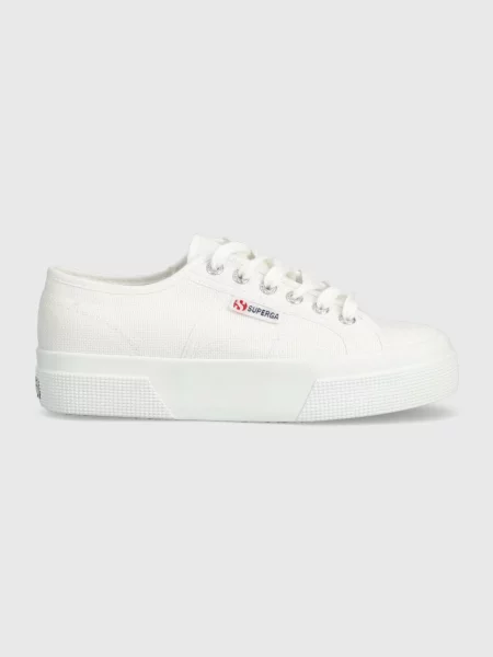 Ниски кецове Superga PLATFORM бяло