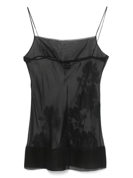 Rochie Carine Gilson din organza de costum negru