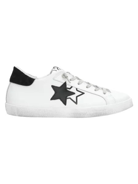 Sneakersy 2star zamszowe białe