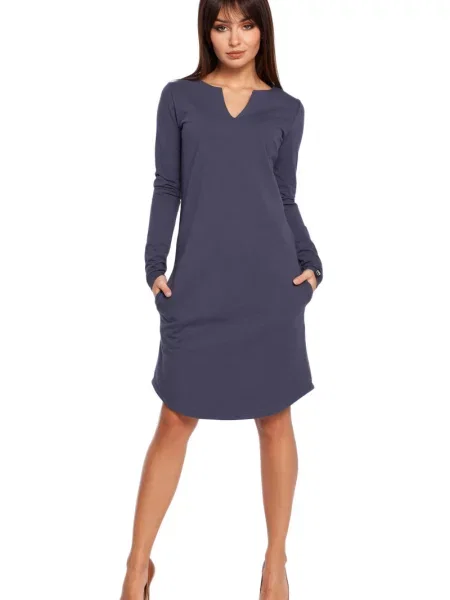 Sukienka maxi Bewear szara