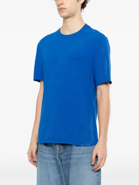 Tricou James Perse din jerseu albastru