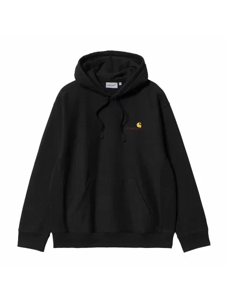 Hoodie Carhartt Wip s kapuco črna