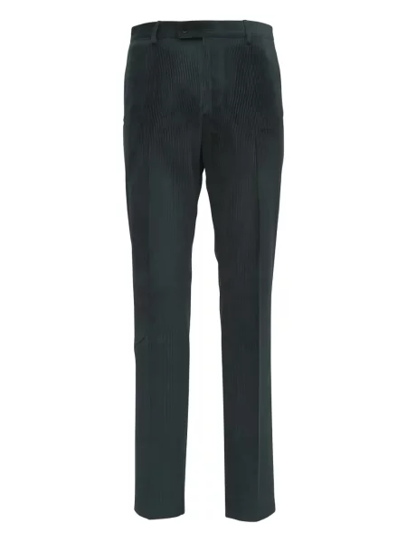Pantaloni Maurizio Baldassari de catifea cord verde