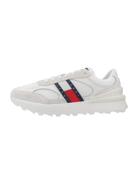 Tommy Jeans Sneakers Tjm Technical Runner Ess alb